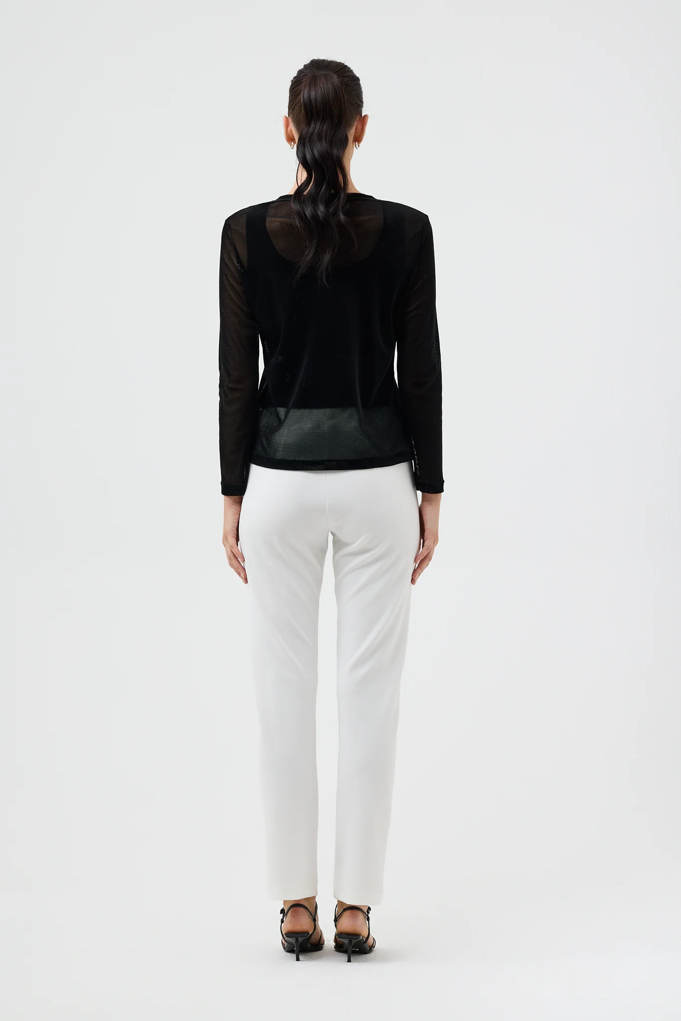 VELOUR MESH TOP - Image 4
