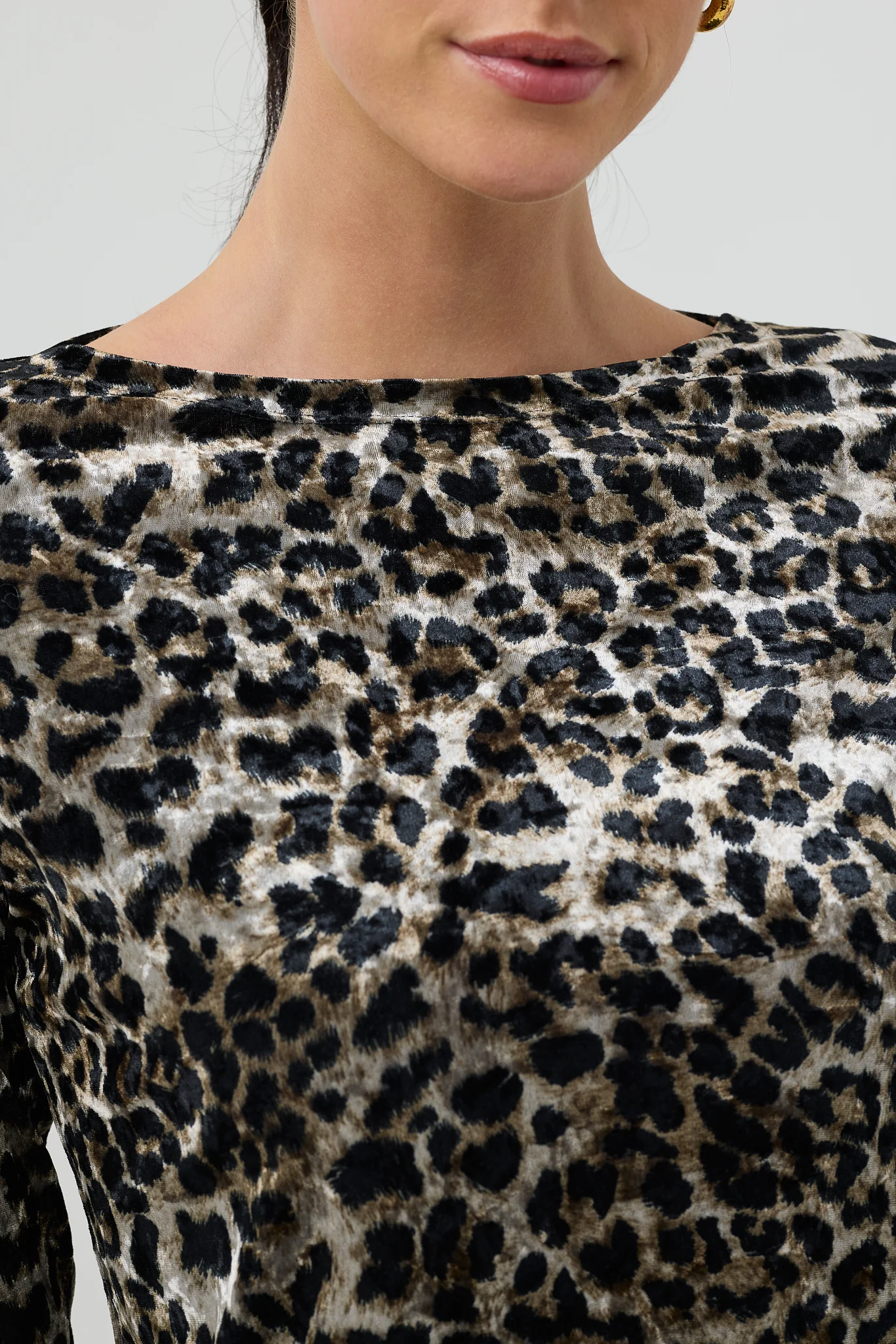 VELVET LEOPARD BOATNECK - Image 7