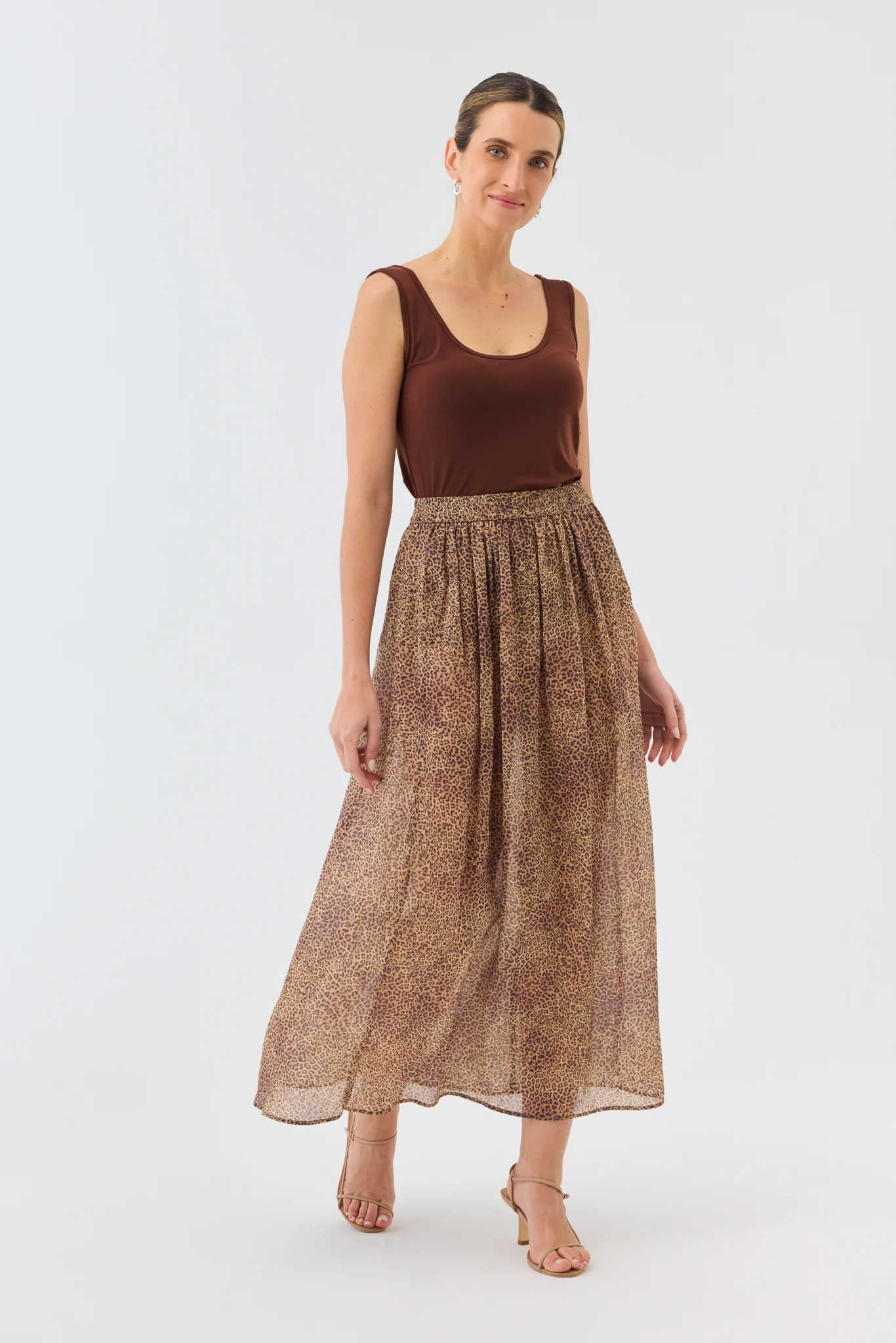 WILDERNESS MIDI SKIRT